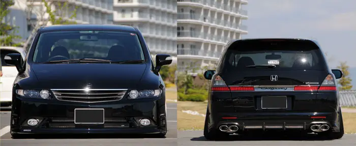 Front and back  of another black Odyssey