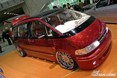 previa Toyotas Previa's are also pretty popular platforms, the fact that they are mid engine rear wheel drive is also pretty interesting