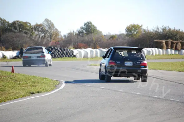 samhatchesweb Sam did a good job here of catching two rare hatches on the track (323 GTX and a Pulsar)