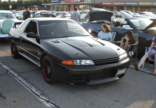 skyline The only RHD car at the show was this Skyline