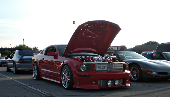 superchargedmustangweb This Mustang was a little much for my tastes