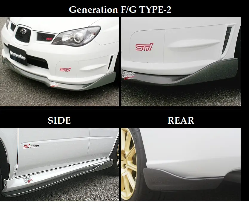 chargespeedlipkit This is an example of a Chargespeed lip kit for a WRX