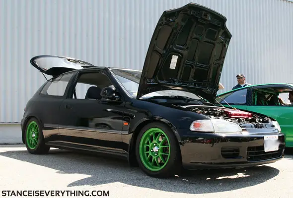 greenrimcivic EG on green rims
