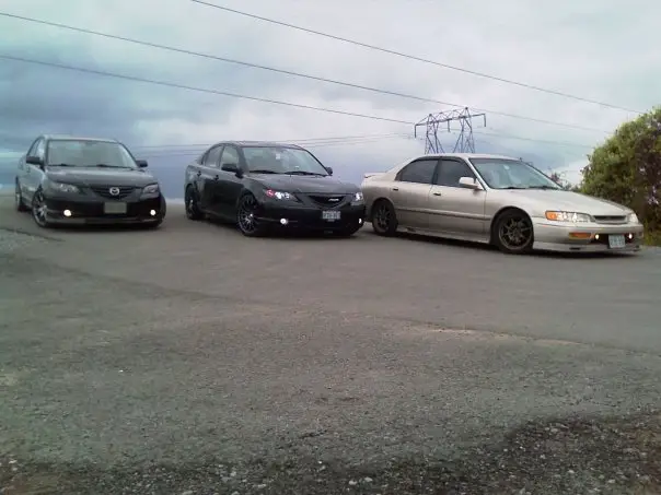 Stuntin  with some Mazdas