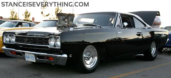 plymouth Black and chrome is timeless