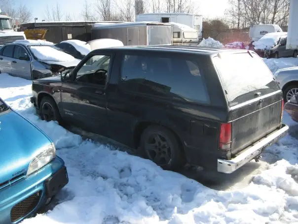 done Shot at the junk yard before I took the rims off... sad end to the story