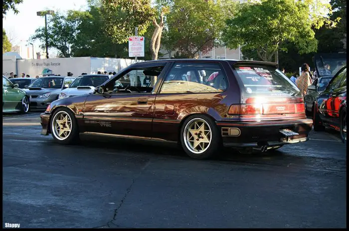 ef9 Old school wheels and graphics
