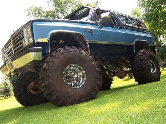 Looks like those tires would hit the fenders a lot