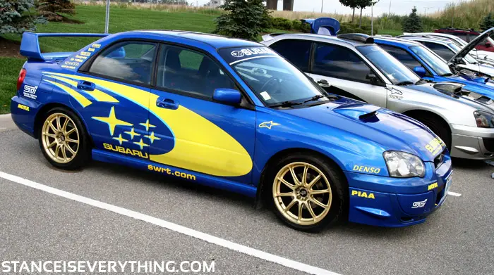 Classic Subaru color/sticker scheme