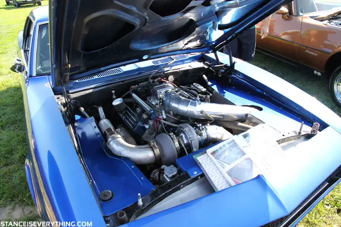 The book under the engine bay documented the entire build