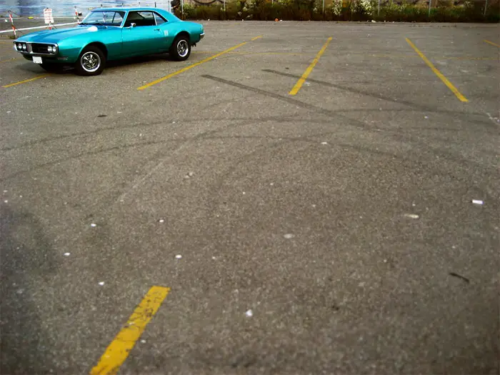 finishedtwo A well used parking lot