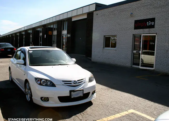 outfront My car out front of Simply Tire