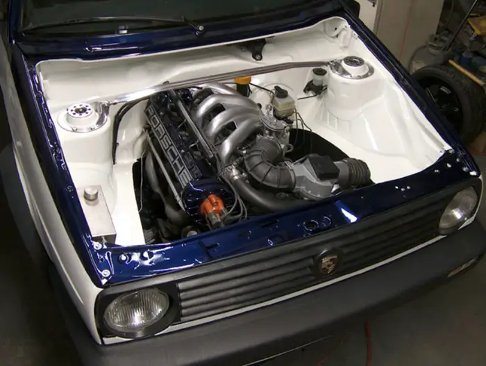 Tuecked and shved engine bay, thing of beauty