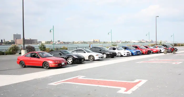 10 cars and one bike is a very respectable mini meet