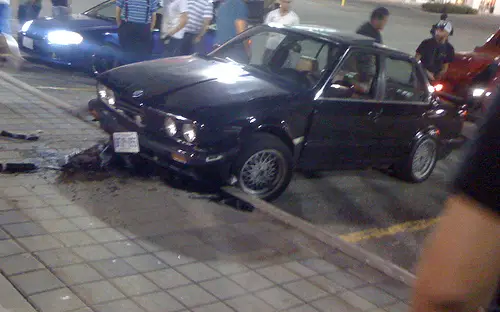 wtfcurb1 A pillars forward essentially destroyed