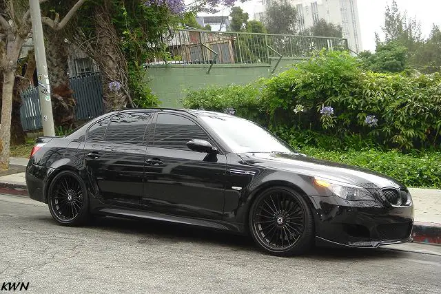 Blacked out Alpina's look pretty sharp