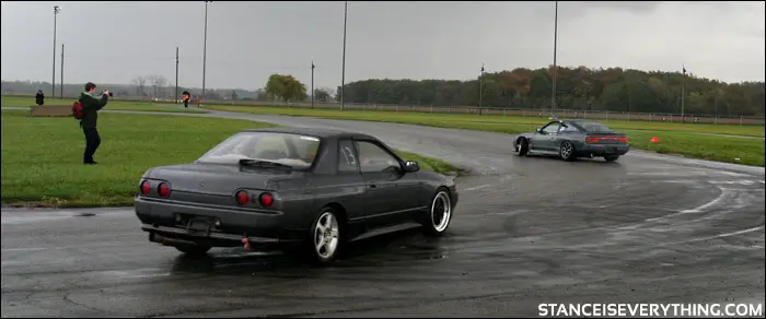 drifters Some tandem action in the wet