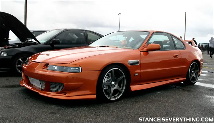 This Prelude is sporting a nice shade of orange