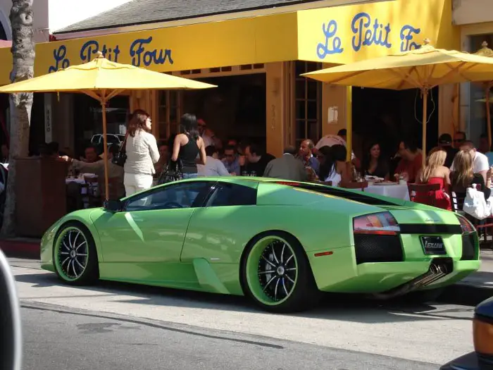 random1 Normally Lambo owners just buy the cars and strut them around like they hand built them, this dude added a little flavor
