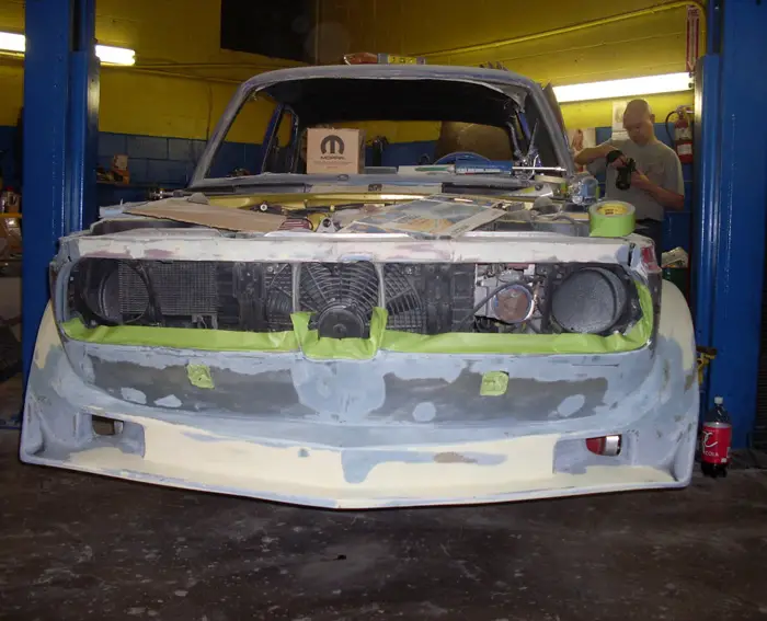 2002rebuild2 Now the kit and flares have been molded to the vehicle