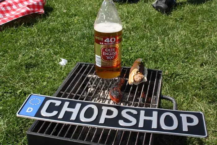 chopshop13 Any shop that knows how to throw a good cookout is worth a post on Stance Is Everything