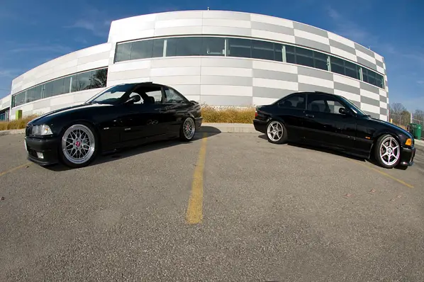 doogee2 Dooge and a local BMX legend showing of their clean e36s