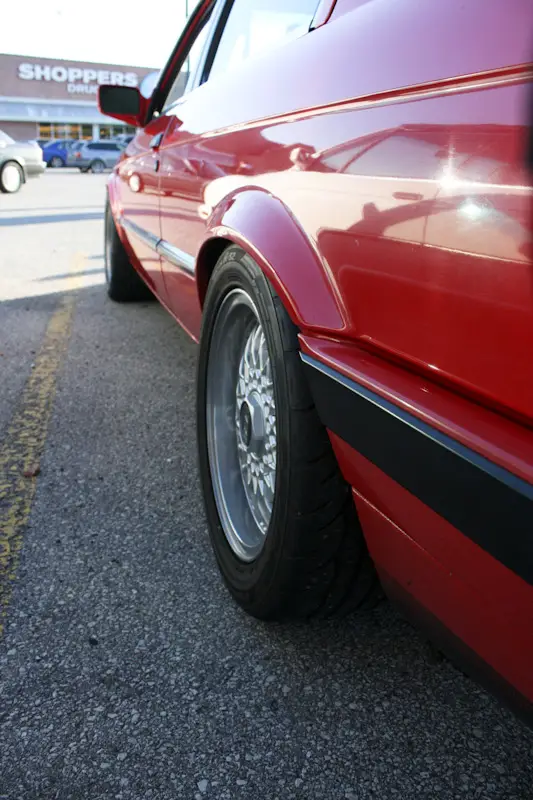 jay Jays dialed fitment and stance that he did at least 3 years ago...