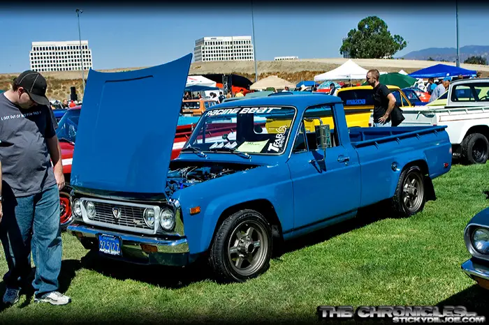 minitruck13 Normally I like these Volks but the centers to fit this Mazda pushes me away, the Rotary under the hood wins me back though