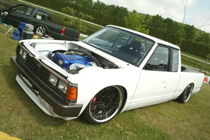 A lot of people will dig this Datsun with a skyline motor swap