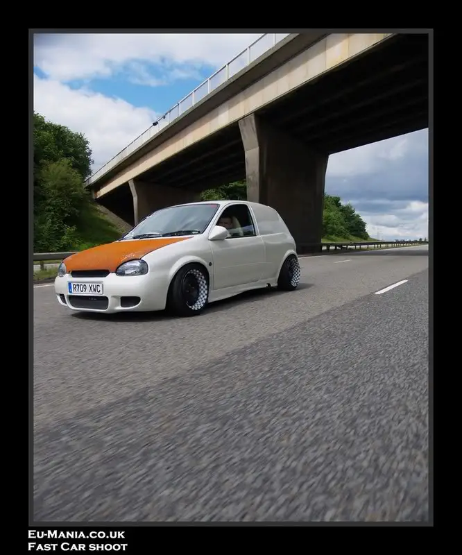 paintedwheels4 Widened checkered steels on this euro hatch