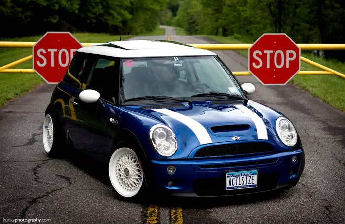 paintedwheels7 The license plate on this mini is killer!