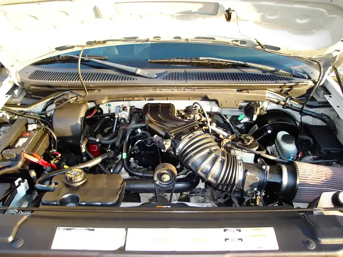 underhood Shot of the motor