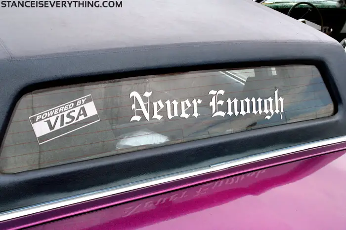 caddy_neverenougsticker