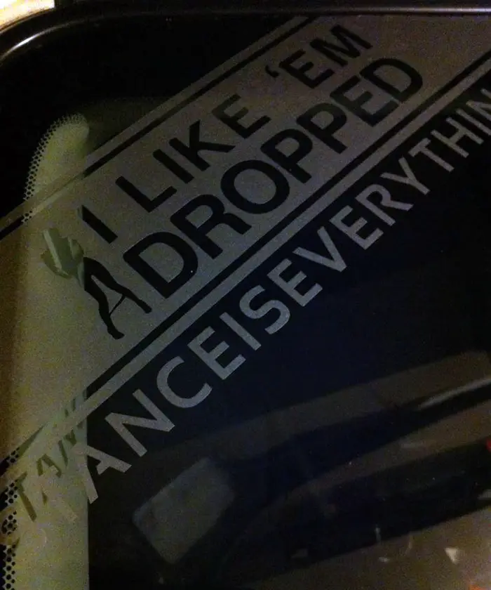 etched