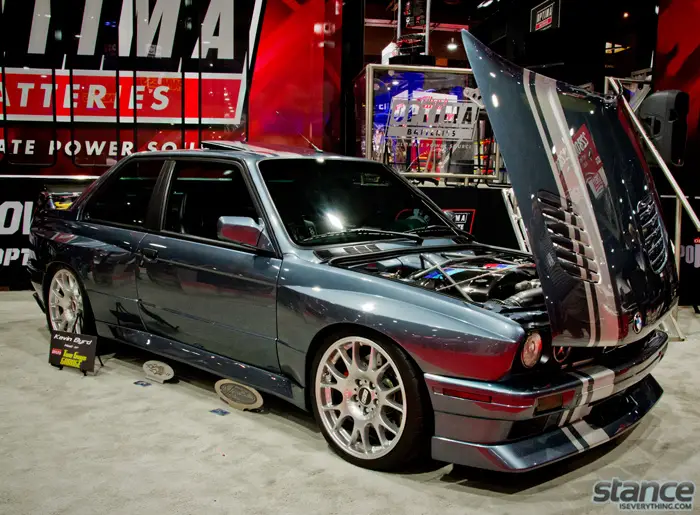 Take a look at this e30 m3, look any different? It's actually wider all around than the factory