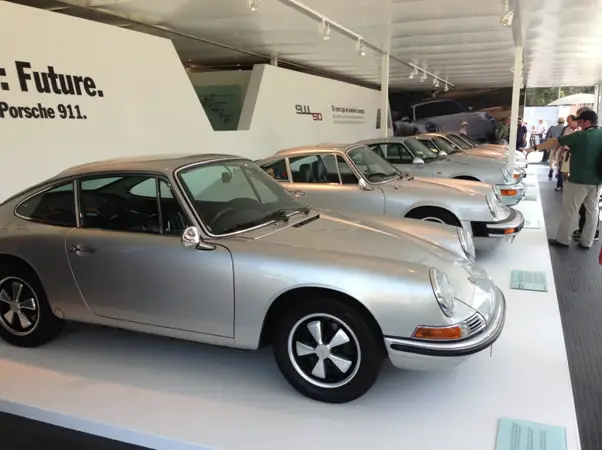 The 911 is 50 this year, so to celebrate Porsche had… a few 911s to show the evolution