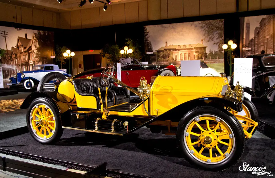 These 120" long cars boasted a then quite powerful 60 horsepower 4 cylinder motor