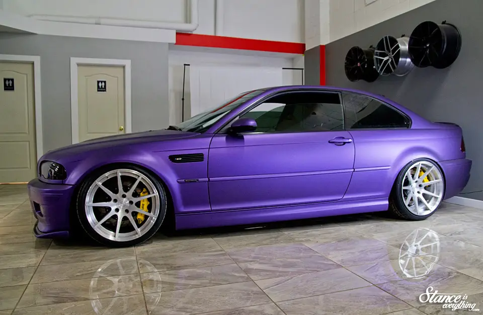 Randy Sparre’s built e46 m3 was sitting in the show room. 