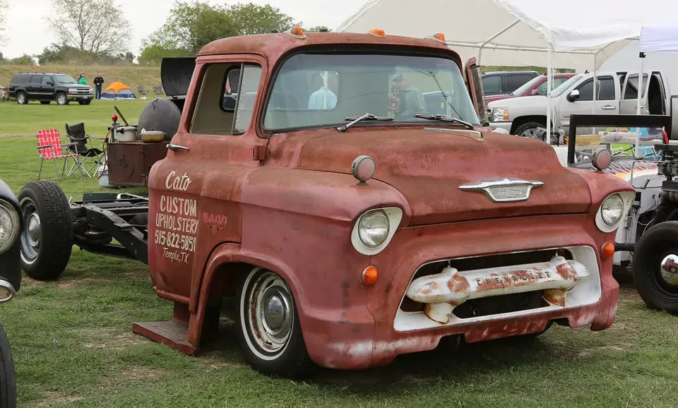 old cab over pickup trucks